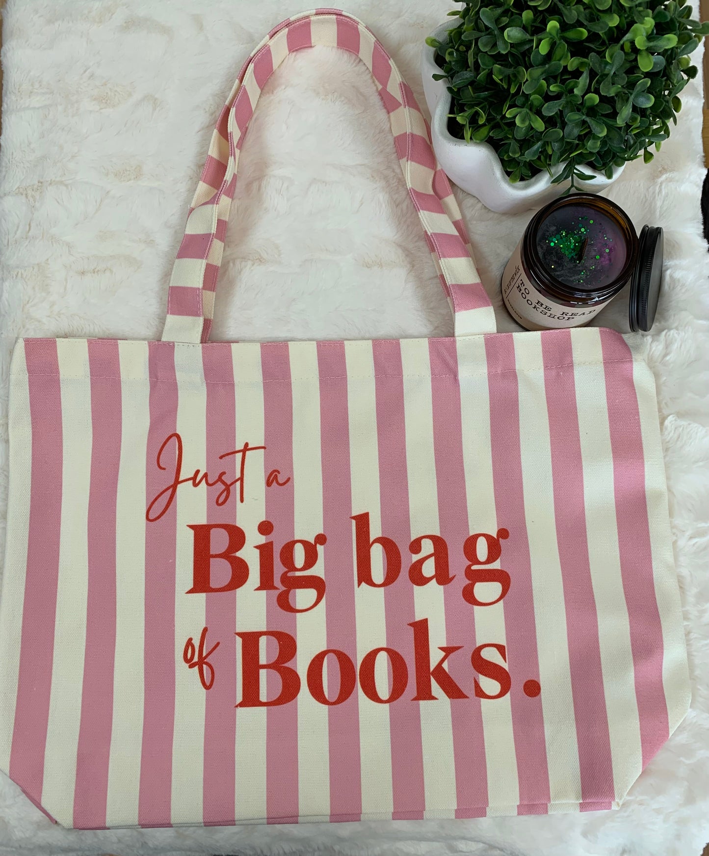 Striped Tote Bag