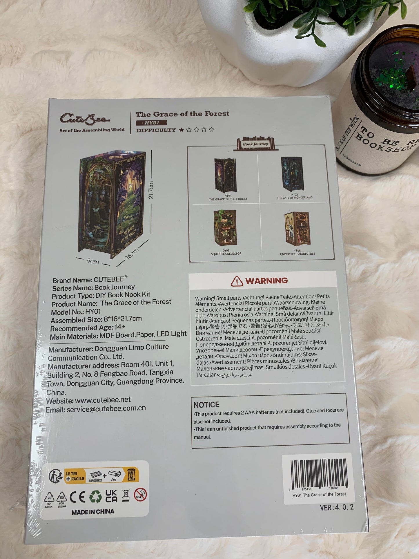 The Grace of the Forest Book Nook Kit