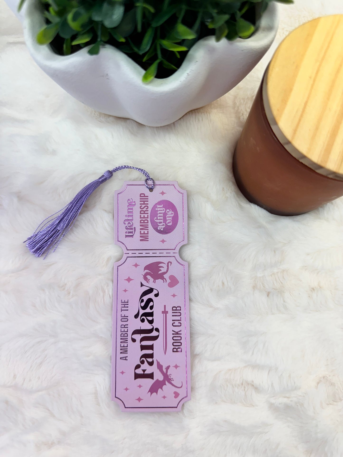 Ticket Sub Foiled Bookmarks