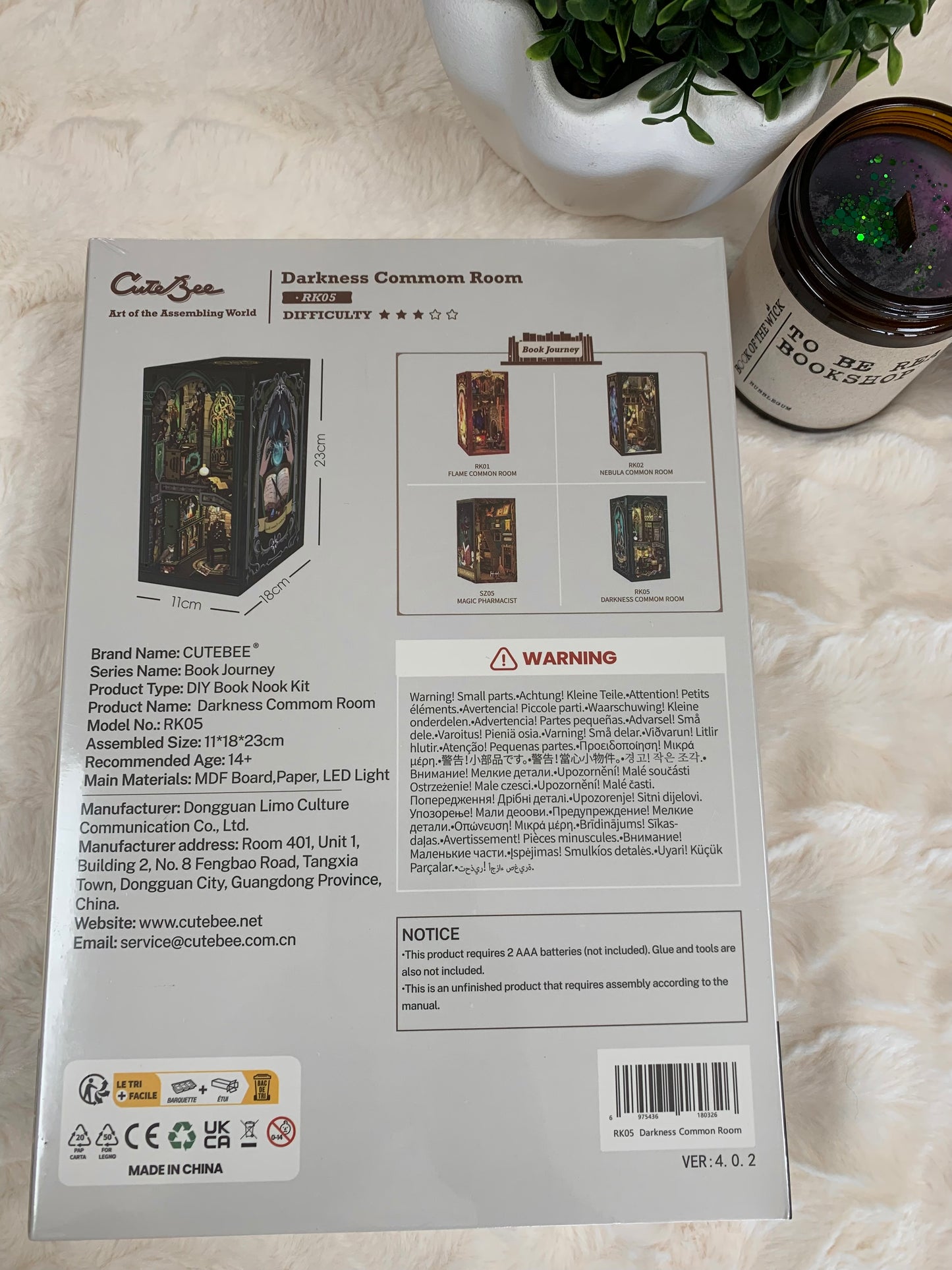 Darkness Common Room Book Nook Kit