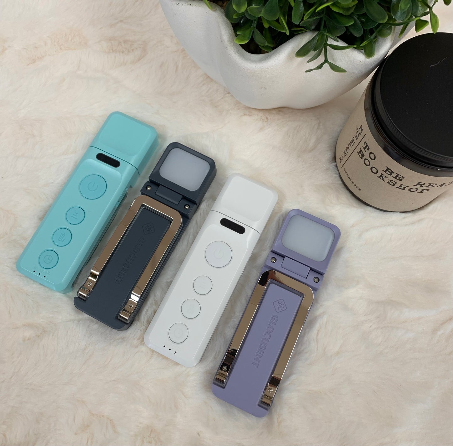 Glocusent Upgraded Bookmark Book Light