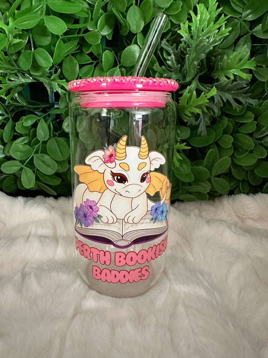 PBB Reading Dragon Glass Tumbler
