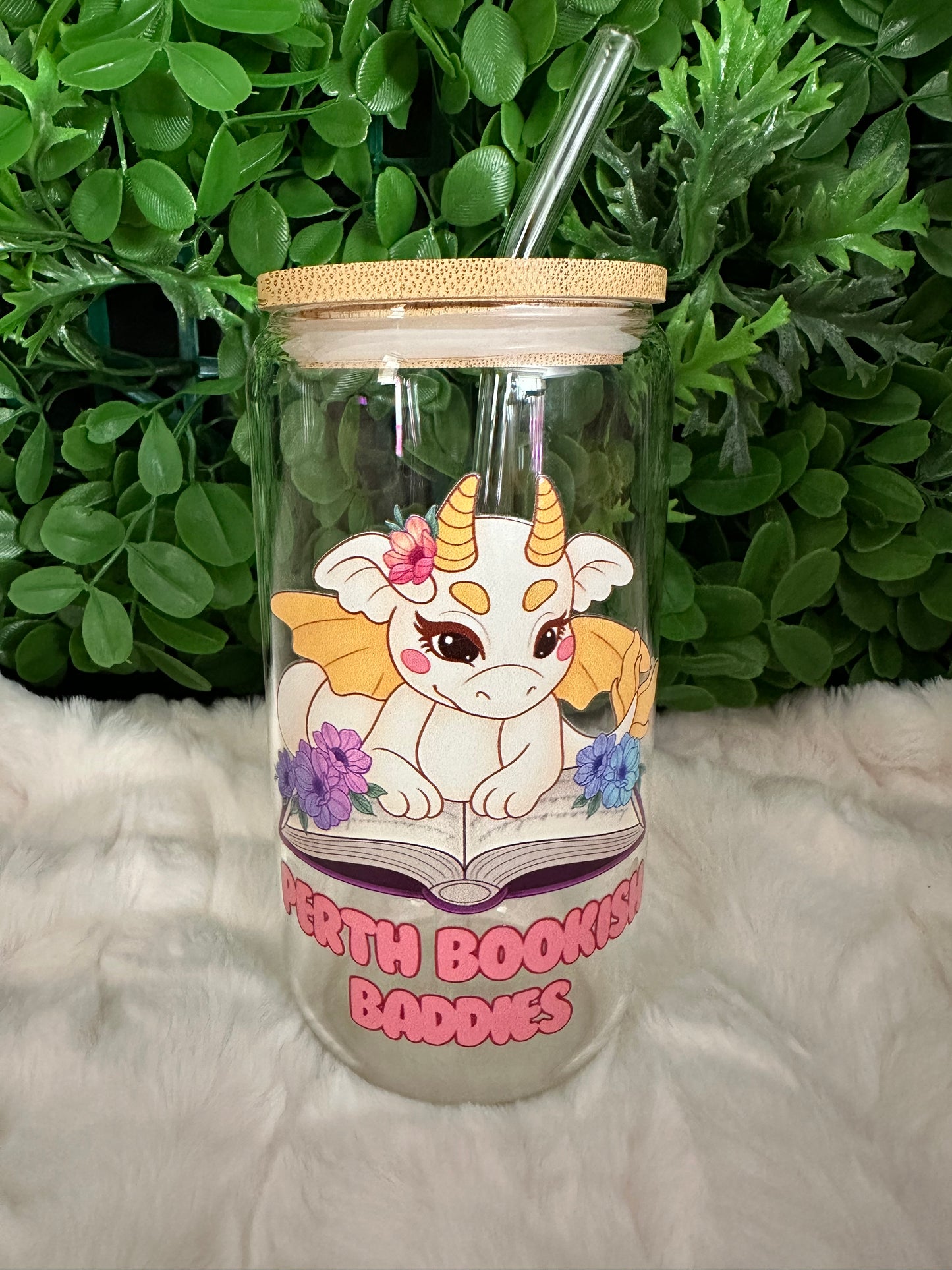 PBB Reading Dragon Glass Tumbler