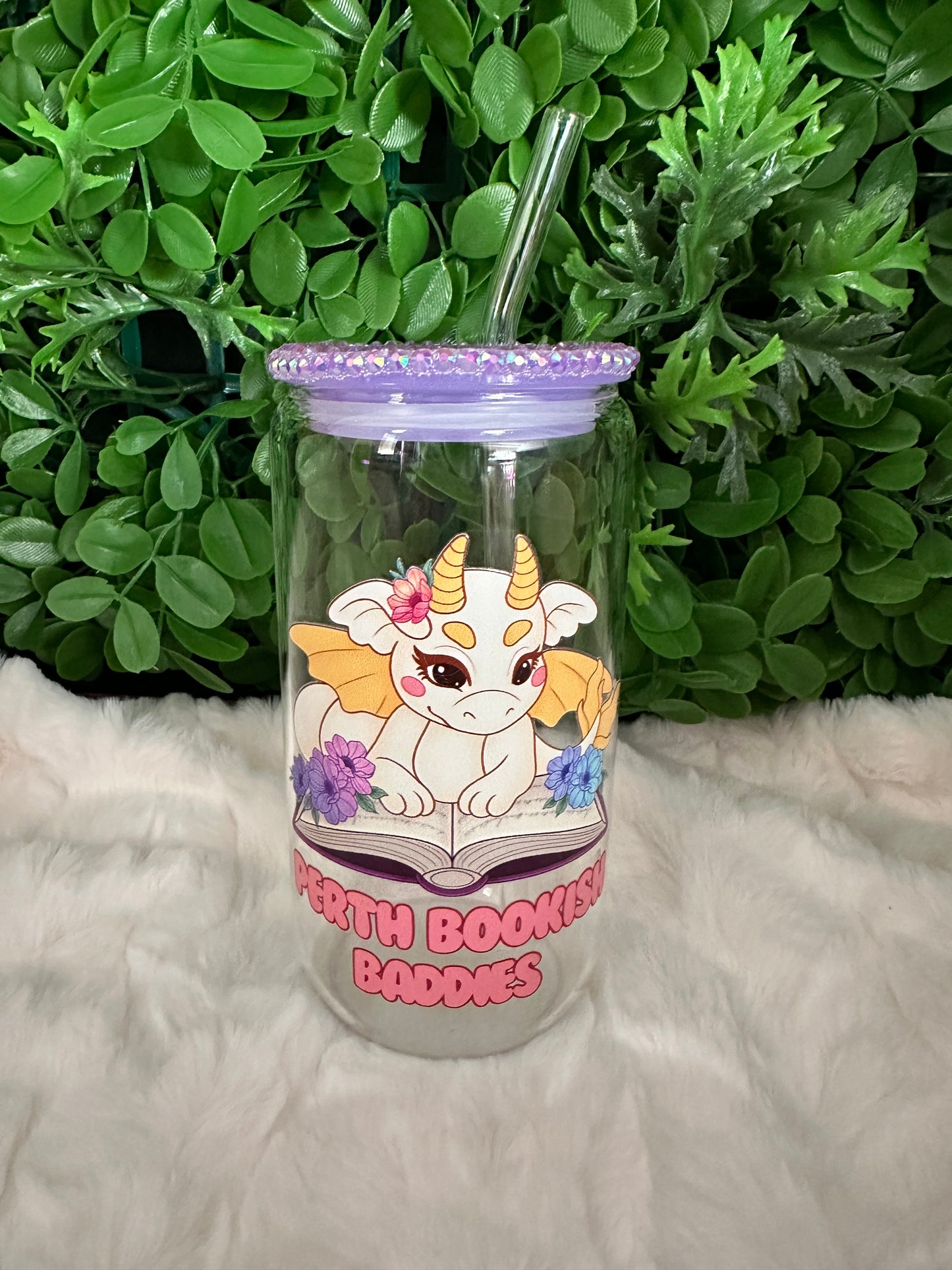 PBB Reading Dragon Glass Tumbler