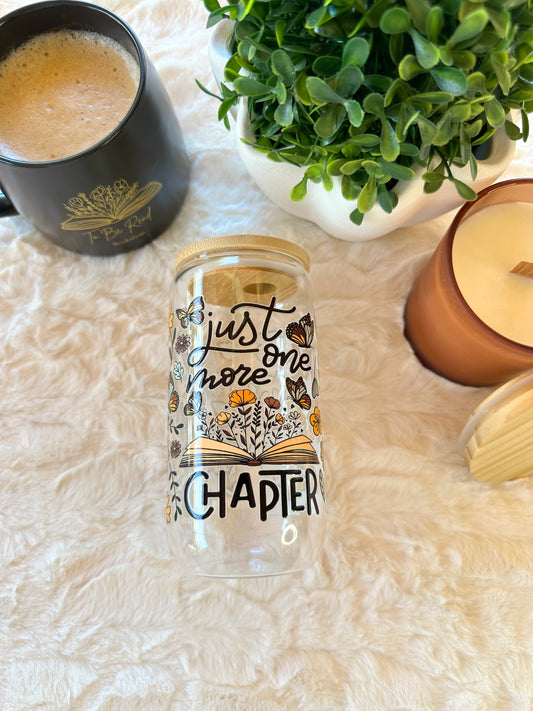 Bookish Glass Tumbler