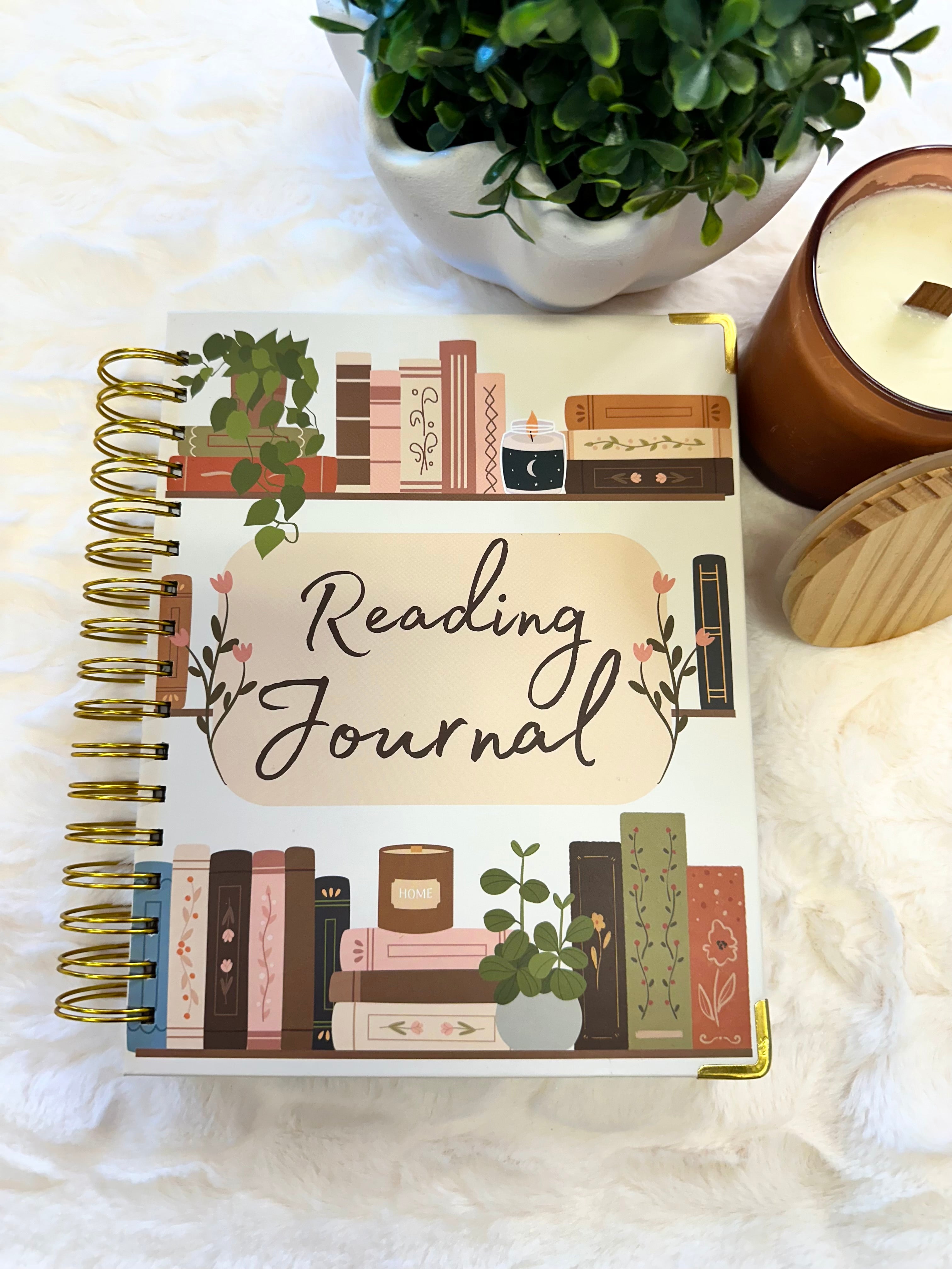 Reading Journal Folder Spiral Reading Journal – To Be Read Bookshop