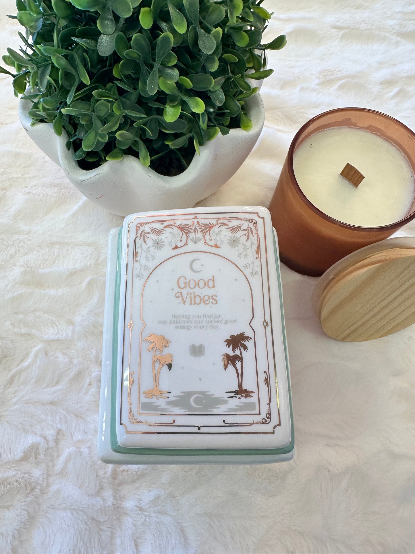 Book Stack Oil Burner
