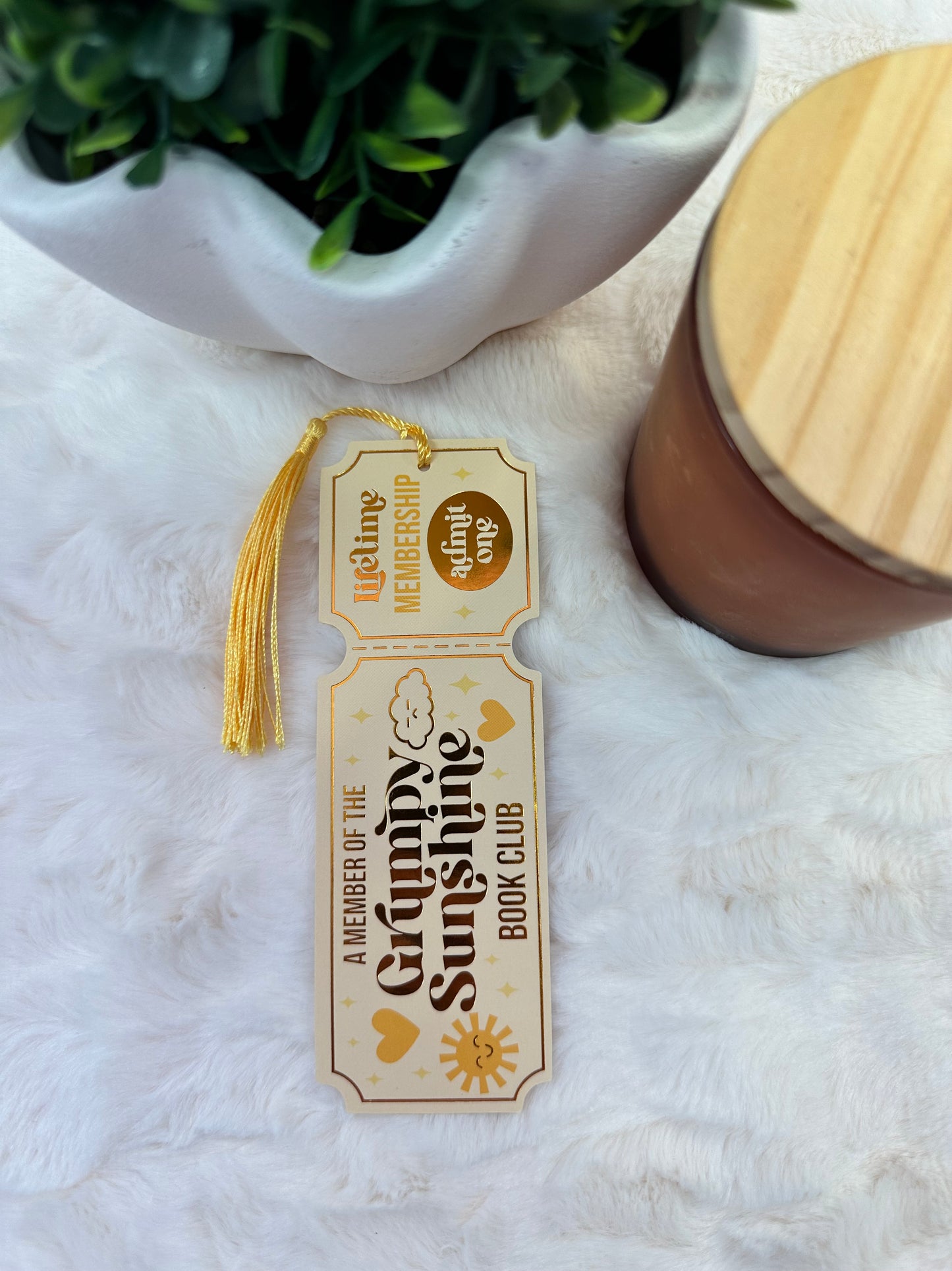 Ticket Sub Foiled Bookmarks