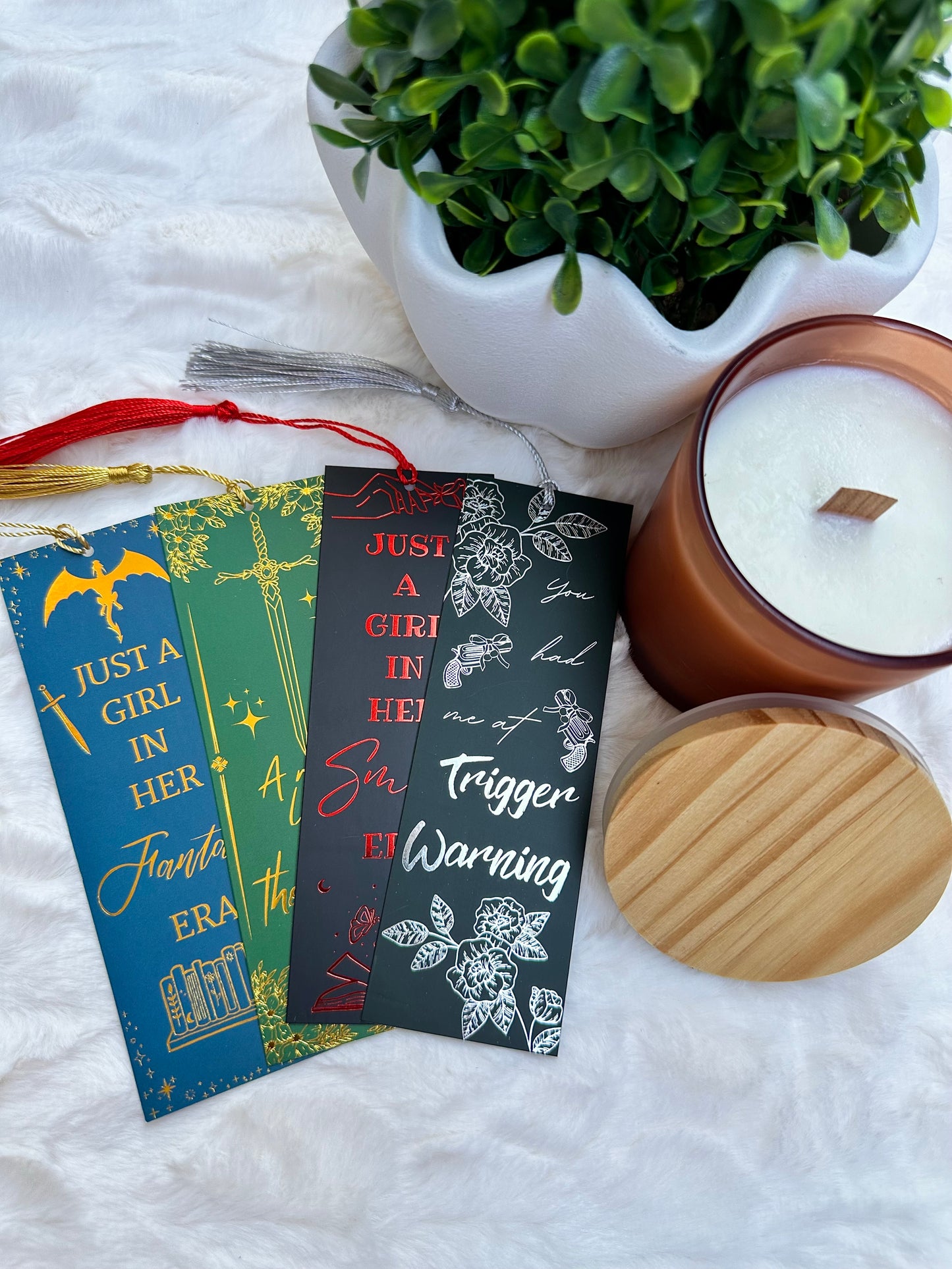 Foiled Tassel Bookmarks